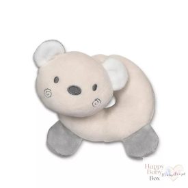 Lorelli Plüssállat Plüss fánk csörgő, Bézs maci 18 cm