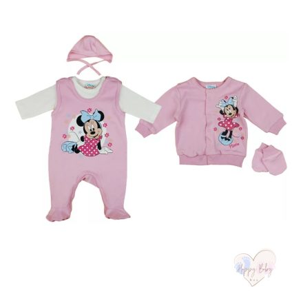 Disney Minnie 5 részes virágos újszülött szett