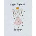 5 részes újszülött babaruha szett - Hercegnő mintával