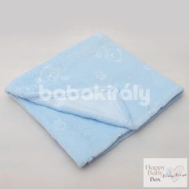 takaró - Maci mintás - Kék (Vékony)