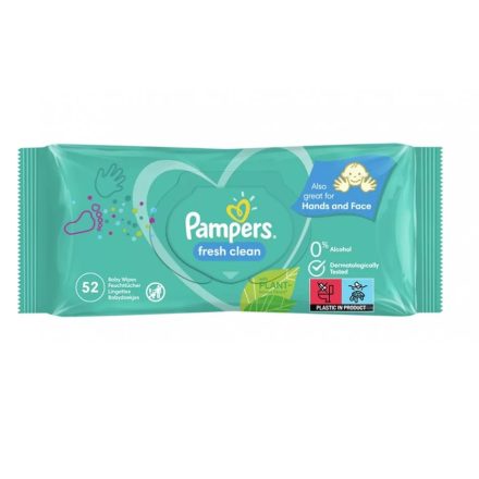 Pampers törlőkendő Fresh Clean 52 db-os