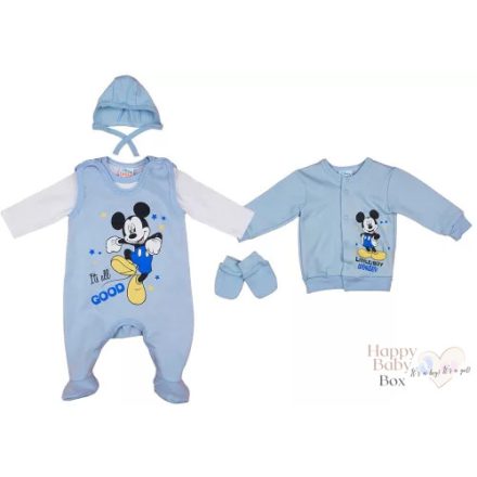 Disney Mickey 5 részes babaruha szett kék