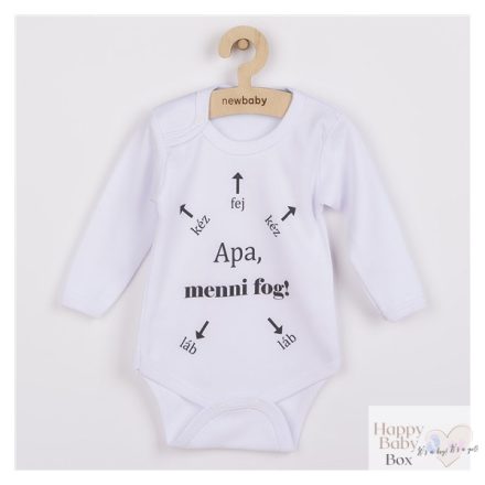 Vicces feliratos body  "apa menni fog"