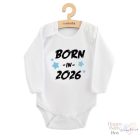 Közepes - Fiú  Born in 2026 babaköszöntő csomag 