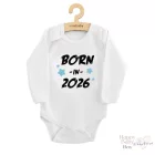 Közepes - Fiú  Born in 2026 babaköszöntő csomag 