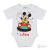 Disney Mickey rövid ujjú body fehé