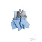 Nagy-Fiús Babaköszöntő ajándékcsomag  "I love Mum & Dad" feliratos