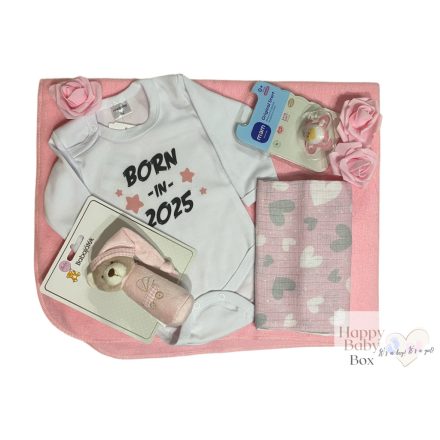 Kicsi Lányos Born in 2025  babaköszöntő csomag