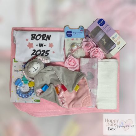 Nagy Lányos Born in 2025 babaköszöntő csomag