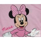 Minnie mintás rövid ujjú body rózsaszín