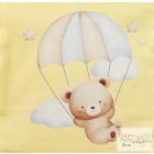 Rövid ujjú baba body macis mintával