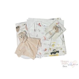 Natúr babaváró csomag állatos-repülős bodyval