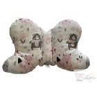 Stabilizáló Pillangó Párna  erdei mintás rózsaszín