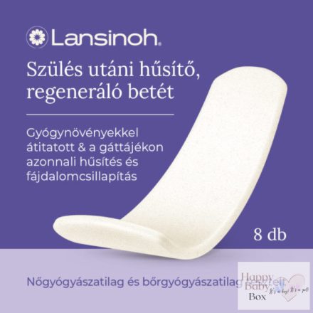 Lansinoh szülés utáni hűsítő, regeneráló betét 8db