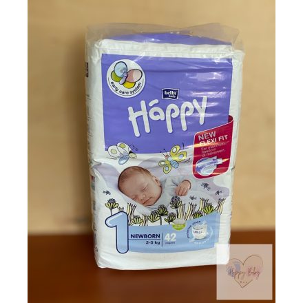 Bella Happy pelenka 1-es, 2-5 kg, 42 db