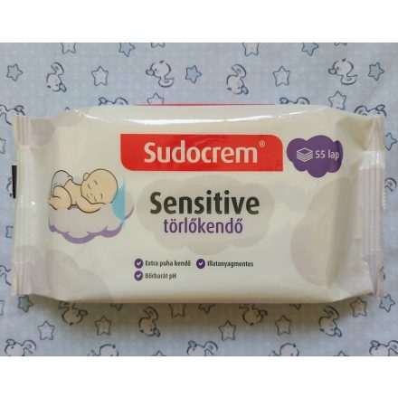Sudocrem Popsitörlő sensitive 55 db-os