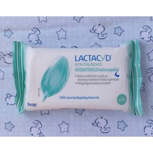 Lactacyd Intim törlőkendő - 15 db