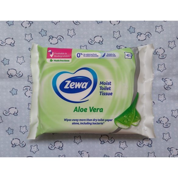 Zewa Aloe Vera nedves toalettpapír 42 db-os