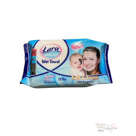 Lara Popsitörlő Soft&Fresh (72 db/cs)