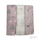 Mintás textilpelenka 3db/cs