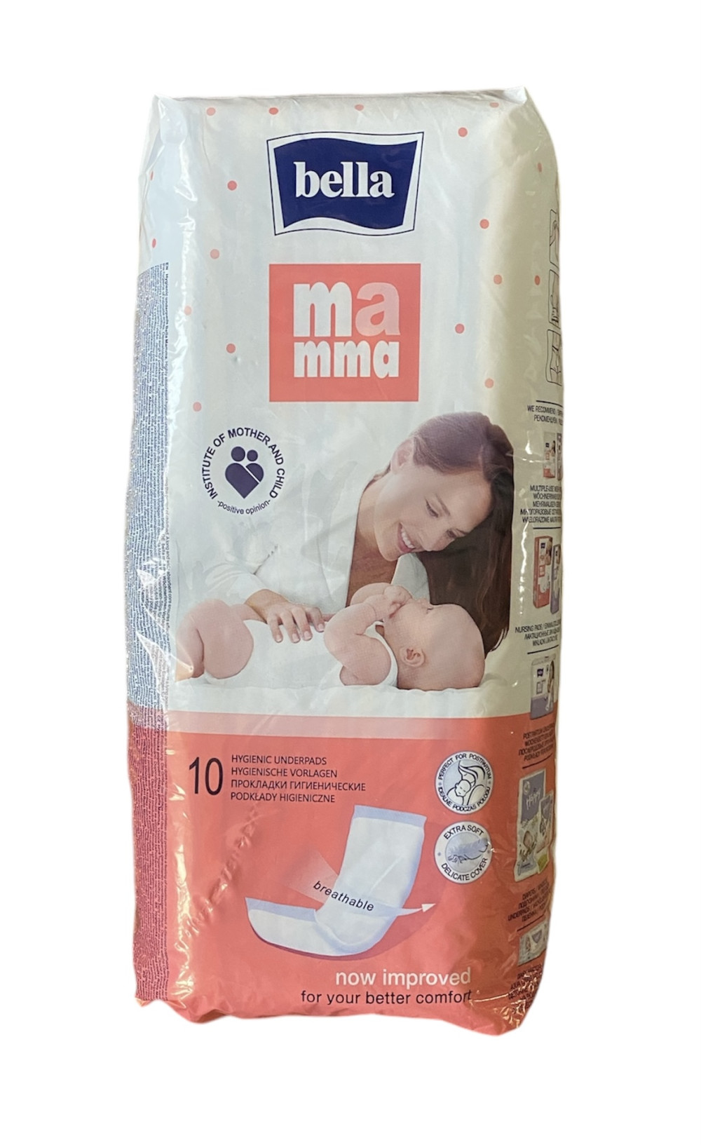 BELLA EGÉSZSÉGÜGYI BETÉT MAMMA, SZÜLÉS UTÁNI (10 DB/CS)